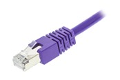 Netværkskabel - Deltaco LAN CAT 6 - F/UTP - Lilla - 1meter - STP-611P