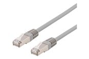 Netværkskabel - Deltaco STP-615AU - patch cable - 15 m - grey - Grå - 15m - STP-615AU