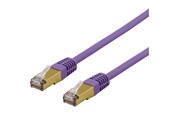 Netværkskabel - Deltaco SFTP-63PAH - patch cable - 3 m - purple - Lilla - 3m - SFTP-63PAH