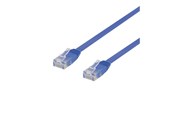 Netværkskabel - Deltaco patch cable - 30 cm - blue - Blå - 0.3 meter - TP-603B-FL