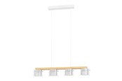 Smart Home - EGLO CONNECT.Z PORTICO SMART langbordspendel klar/natur fsc M/FARVER(RGB) OG TUNABLE WHITE - 900881
