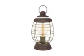Lamper - EGLO BAMPTON BORD ANTIKBRUN - 49288