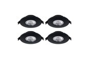 Lamper - EGLO MAZUBY INDBYG. SÆT Ø88 4X500LM 3000K IP65 SORT - 31887