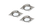 Lamper - EGLO PINEDA INDBYG. SÆT KIP 3X500LM 84X84 BS - 95846