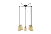 Lamper - EGLO CLAVERDON KLYNGE 6XE27 BAMBUS - 43255
