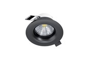 Lamper - EGLO SALICETO INDBYG. Ø88 450LM 4000K DÆMPB. SORT - 33996
