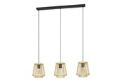 Lamper - EGLO HYKEHAM LANGBORD 3XE27 L910 NATUR - 43853