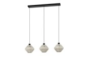 Lamper - EGLO MIDSUMER LANGBORD L920 3XE27 SORT/CREME - 44001