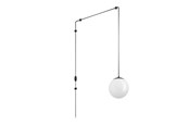 Lamper - EGLO RONDO 3 PENDEL E27 SORT/OPAL - 900977