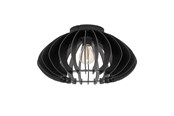 Lamper - EGLO COSSANO 3 LOFT E27 Ø450 SORT/TRÆ - 901001