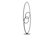 Lamper - EGLO GIANELLA GULV H1205 4400LM SORT - 901015