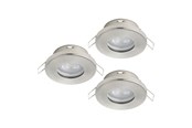Lamper - EGLO FAVAZZINA INDBYG. SÆT KIP Ø88 GU10 3X4,9W 3X400LM IP44 BS - 901761