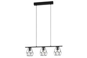 Lamper - EGLO MARDYKE LANGBORD 3XE27 L775 KLAR/SORT - 43644