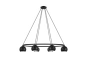 Lamper - EGLO CANTALLOPS LANGBORD E14 6L 520X1150 SORT - 98456
