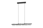 Lamper - EGLO ERVIDEL LANGBORD 6 L930 SORT/HVID - 98876
