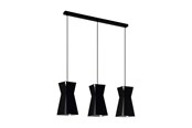 Lamper - EGLO VALECROSIA LANGBORD E27 3L SORT/HVID - 99083