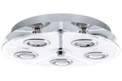 Lamper - EGLO CABO LOFT 5X3W KROM/HVID - 30933
