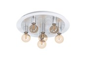 Lamper - EGLO PASSANO LOFT 5L HVID/SILVER - 97496