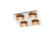 Lamper - EGLO TORANO LOFT 4X510LM DÆMPB. KROM/GULD - 97524