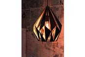 Lamper - EGLO CARLTON 1 PENDEL Ø310 SORT/GUL - 49256