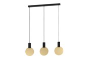 Lamper - EGLO SARONA PENDEL 3XGU10 SORT/GULD - 900402