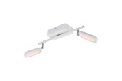 Lamper - EGLO PALOMBARE-C SPOT RGBTW 2X600LM HVID - 97692