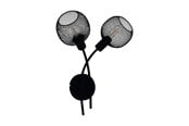 Lamper - EGLO WRINGTON 1 VÆG 2XE14 H355 SORT - 43375