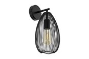 Lamper - EGLO CLEVEDON VÆG SORT - 49143