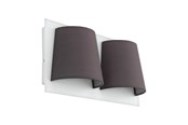 Lamper - EGLO SERRAVALLE VÆG 2X410LM HVID/GRÅ - 97625