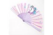 Små gaver til børn - Pocket Money Unicorn Hand Fan - assorted - 621507