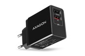 Mobil - Adaptere & Opladere - AXAGON Wall Charger 24 W Quick and Smart Charge - 2 × USB-A - ACU-QS24