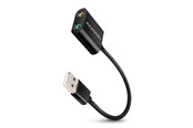 Lydkort - AXAGON USB External Sound Card - 15 cm Cable - ADA-12