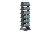 Vægbeslag, AV-Beslag & AV-Møbler - Zebra rack - dual side - for 12 multi-slot cradles - accommodate up to 60 devices - Max - recommended for - CS-RAC-60-E-00