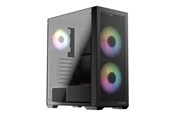Kabinet - LC Power Gaming 717W Meshwork_L Dark - Kabinet - Tower - Sort - LC-717B-ON