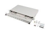 Netværkstilbehør - Lanberg patch panel - 1U - 19" - 12 x SC simplex / 12 x LC duplex - FOP1-12SS-LDS