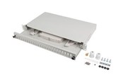 Netværkstilbehør - Lanberg patch panel - 1U - 19" - 24 x SC duplex / 24 x LC quad - FOP1-24SD-LQS