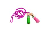 Udendørsleg - BS Toys - Jump Rope Pink with Wooden Handles - GA379