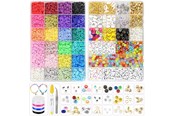 Hobby artikler - Pro Merkki Smykkesæt - Heishi & Charms Perler - 7000 stk - 7110-5