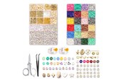 Hobby artikler - Pro Boheme Smykkesæt - Heishi & Charms Perler - 6000 stk - 7110-3