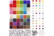 Hobby artikler - Pro Kiera Smykkesæt - Rocailles Perler - 35000 stk - 7110-1