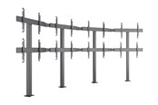 Vægbeslag, AV-Beslag & AV-Møbler - Multibrackets M Pro Series stand - single side - for 4x2 video wall - micro adjustable arms - black - Max 240 kg - recommended for 65" - 7350022731097