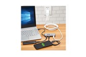 USB hub - Eaton Tripp Lite series 4-Port USB-C Hub USB 3.2 Gen 2 (10 Gbps) 4x USB-C Ports 100W PD Charging Thunderbolt 3 Compatible Gray USB hub - 4 ports - Grå - U460-004-4C-G2C