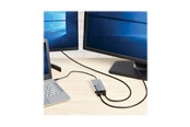 Skærmkabel - Eaton Tripp Lite Series USB-C Adapter Dual Display - 4K 60 Hz HDMI 100W PD Passthrough Silver - U444-2H-DL