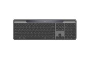 Tastatur - Logitech K980 Signature Slim Solar+ for Business - Tastatur - Amerikansk engelsk - Grå - 920-013779