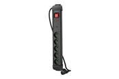 Strømkabel (ekstern) - Lanberg SP1 - power strip - 2500 Watt - SP1-05E-0150-BK
