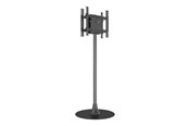 Vægbeslag, AV-Beslag & AV-Møbler - Multibrackets M Pro Series stand - modular - for 2 LCD displays - single pole floorbase round B2B - black - Max 100 kg - recommended for 65" - 7350105219115