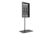 Vægbeslag, AV-Beslag & AV-Møbler - Multibrackets M Pro Series stand - single pole enclosure - black - Max 50 kg - recommended for 46" - 7350105219771