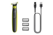 Hårtrimmer - Philips OneBlade QP2724 - trimmer - lime green/dark grey - QP2724/23