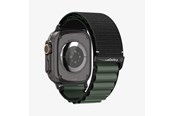 Smartwatch - Tilbehør - Spigen Fabric Band (hook) - black green - Apple Watch 49mm/46mm/45mm/44mm - AMP10223