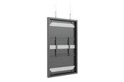 Vægbeslag, AV-Beslag & AV-Møbler - Multibrackets M Pro Series enclosure - for digital signage panel - slim medium - black RAL 9005 - Max 40 kg - recommended for 65" - 7340234810369